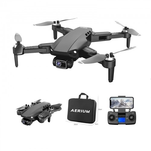 Dronă AERIUM L900 GPS 4K neagră - 3 baterii